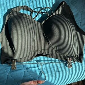 PINK Victoria's Secret Black Full-Coverage Bra with Underwire